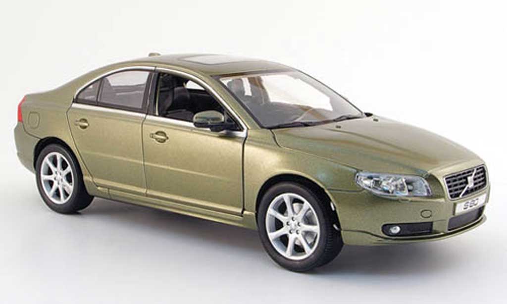 Volvo S80 1/18 Powco grun 2007 modellino in miniatura