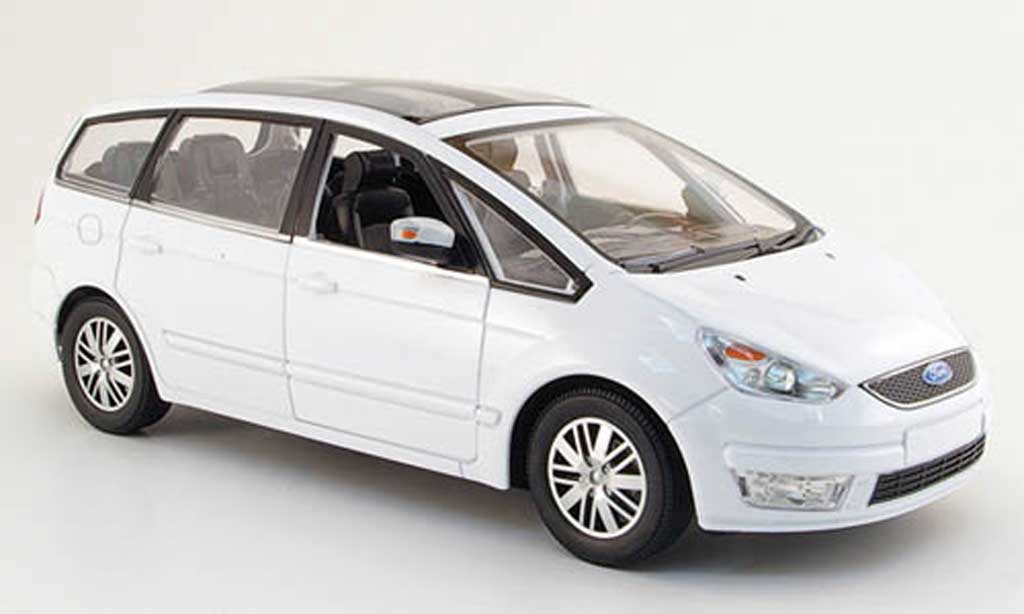 Ford Galaxy 1/18 Powco bianco 2007 modellino in miniatura