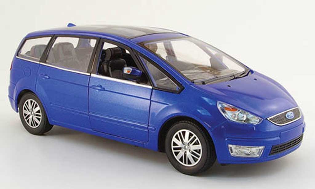 Ford Galaxy 1/18 Powco blu 2007 modellino in miniatura