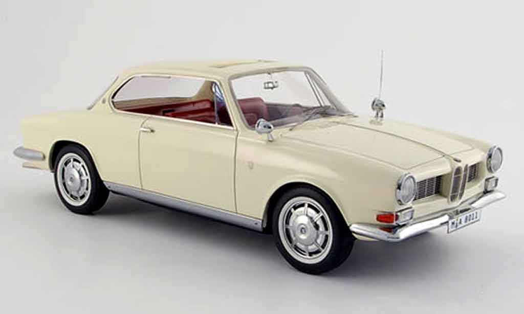 Bmw 3200 1/18 Neo CS bertone beige 1961 modellino in miniatura