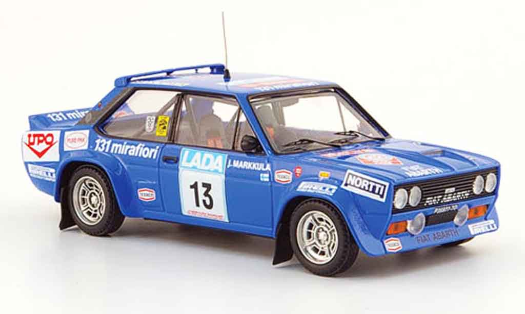 Fiat 131 1/43 Trofeu Abarth No.13 Rally Finnland 1977 modellino in miniatura
