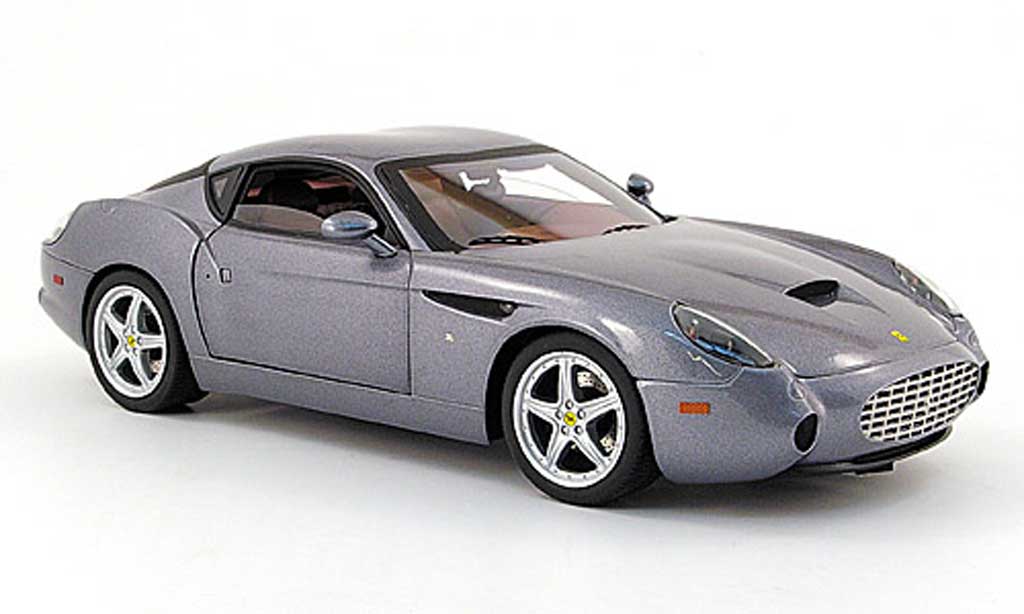 Ferrari 575 GTZ 1/18 Hot Wheels GTZ zagato grigio modellino in miniatura