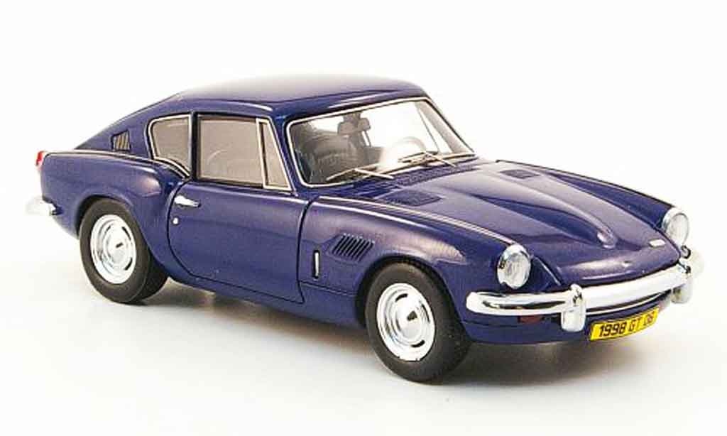 Triumph GT6 1/43 Spark MkII blu 1968 modellino in miniatura