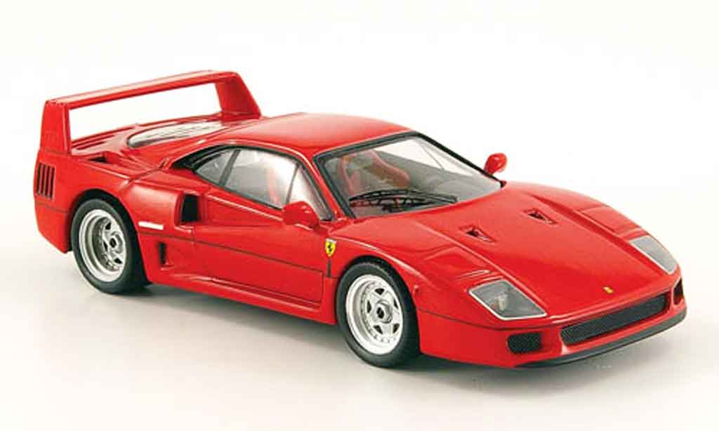 Ferrari F40 1/43 Hot Wheels Elite rosso modellino in miniatura