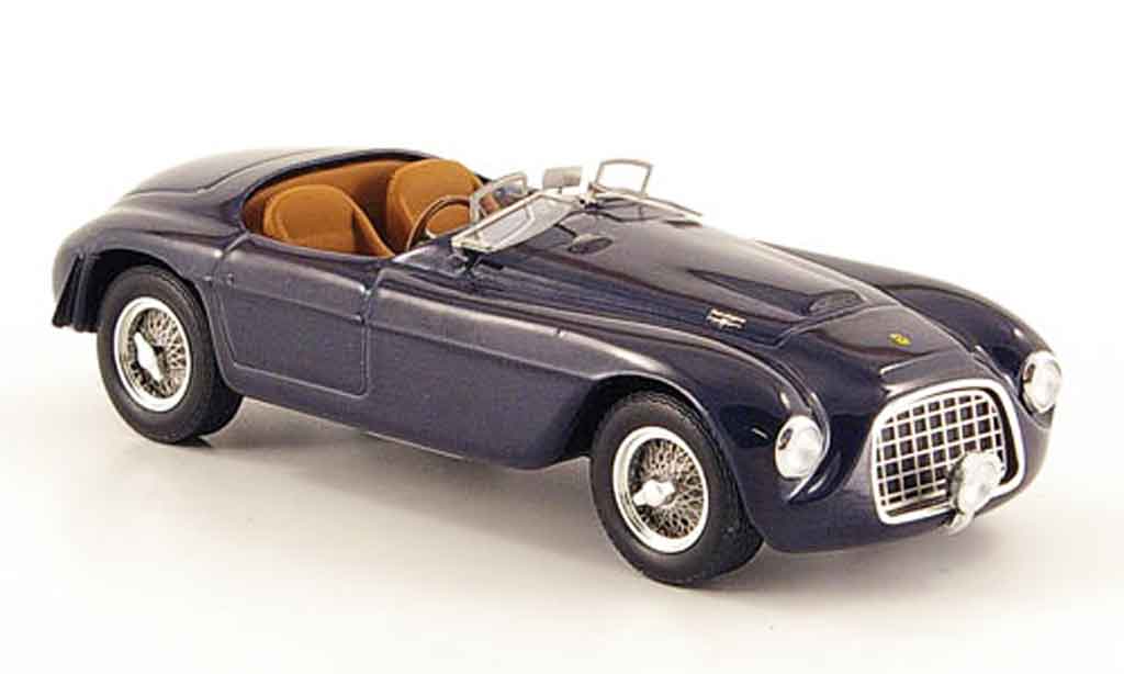 Ferrari 166 1/43 Hot Wheels Elite MM barchetta blu modellino in miniatura