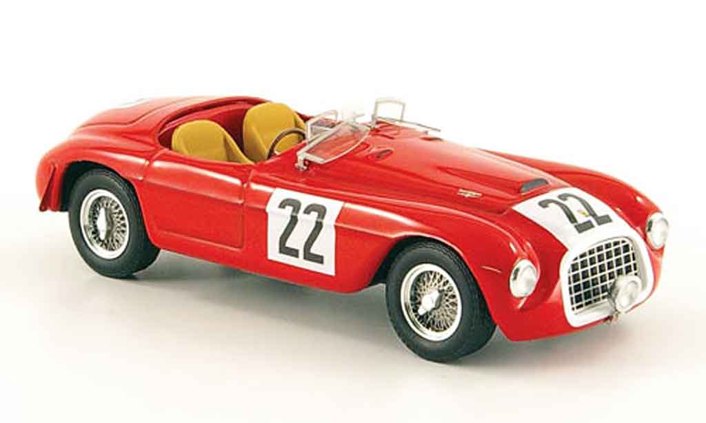 Ferrari 166 1949 1/43 Hot Wheels Elite 1949 MM barchetta no.22 24h le mans modellino in miniatura