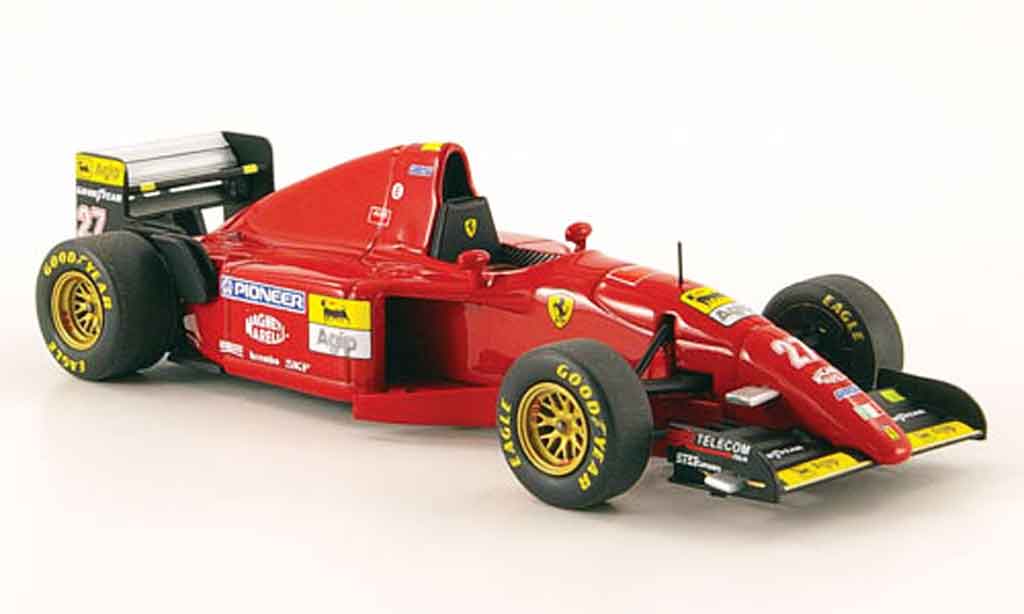 Ferrari 412 1/43 Hot Wheels Elite t2 no.27 j.alesi 1995 modellino in miniatura