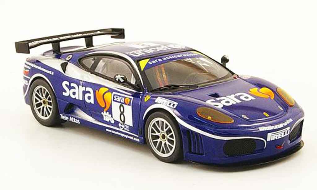 Ferrari F430 GTC 1/43 Hot Wheels Elite GTC no.8 sara italienische meisterschaft 2007 modellino in miniatura
