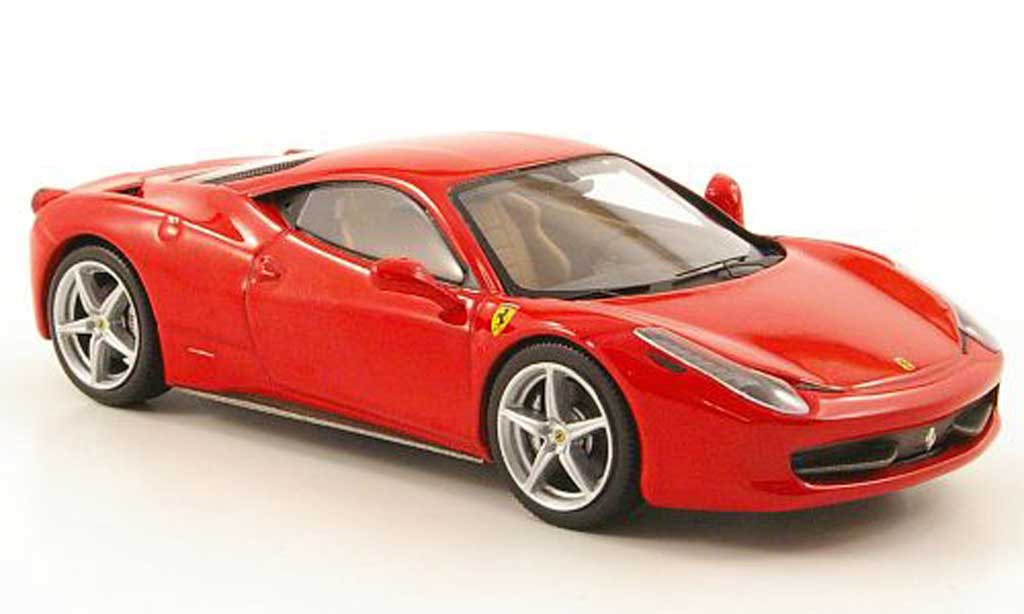 Ferrari 458 Italia 1/43 Hot Wheels Elite Italia rosso (Elite) 2009 modellino in miniatura