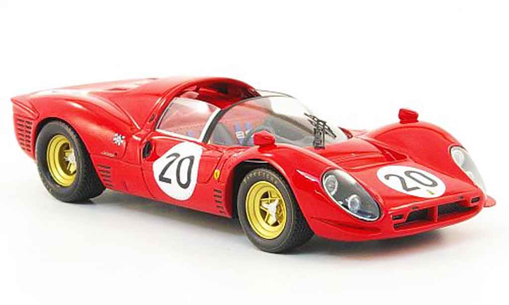 Ferrari 330 P4 1/43 Hot Wheels Elite P4 no.20 24h le mans 1967 modellino in miniatura