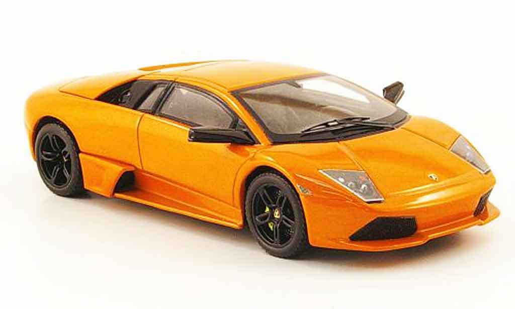Lamborghini Murcielago LP640 1/43 Hot Wheels Elite LP640 orange modellino in miniatura