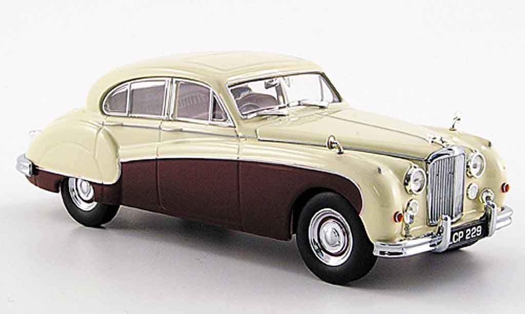 Jaguar MK 9 1/43 Oxford 9 creme rosso modellino in miniatura