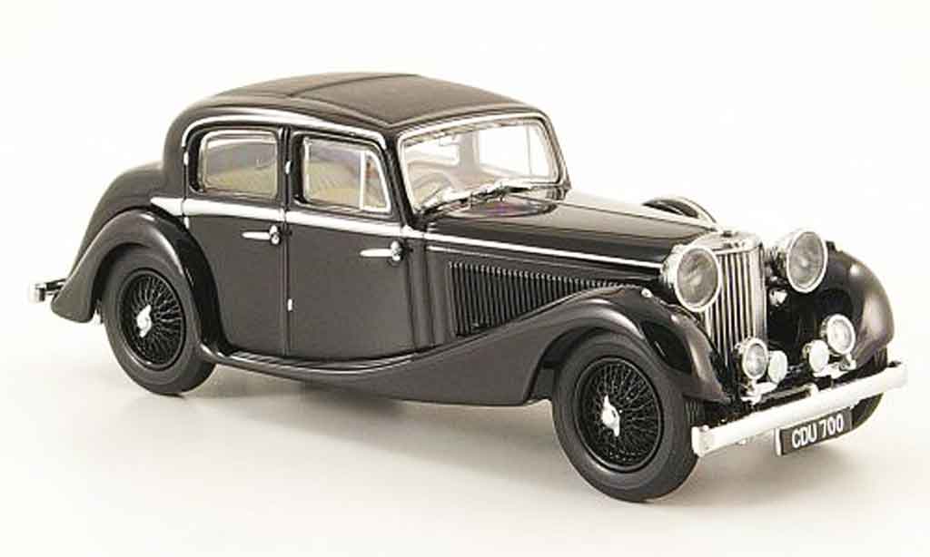 Jaguar SS 1/43 Oxford 2.5 saloon nero modellino in miniatura