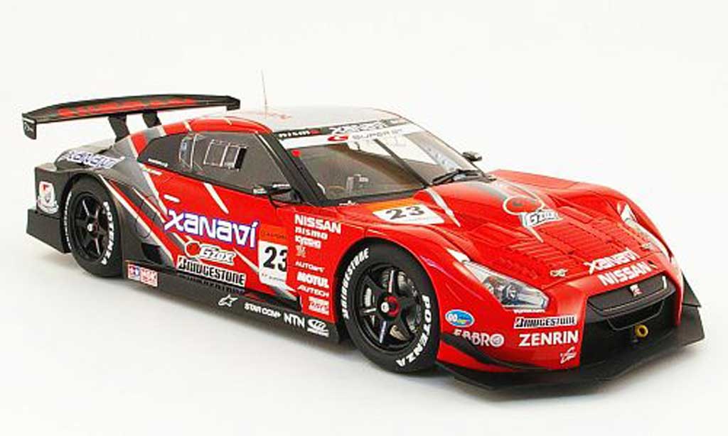 Nissan Skyline R35 1/18 Autoart JGTC R35 gt-r no.23 xanavi nismo super gt 2008 modellino in miniatura