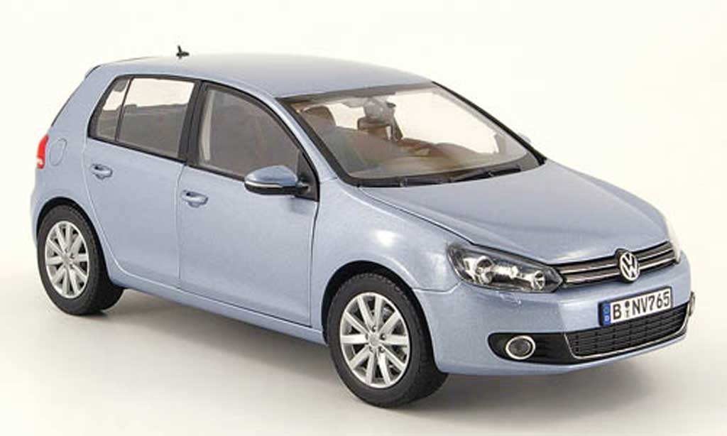 Volkswagen Golf VI GTI 1/18 Norev VI GTI 2008 blu ciel 5 portes modellino in miniatura