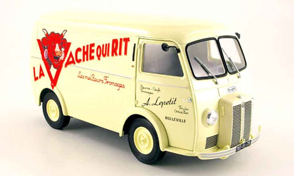 Peugeot D4A 1/18 Norev la vache qui rit 1956 modellino in miniatura