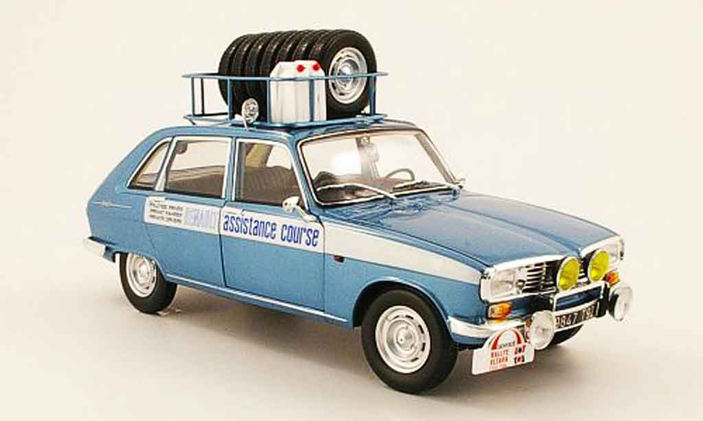 Renault 16 1/18 Norev assistance course avec pneus et bidon essance 1968 modellino in miniatura