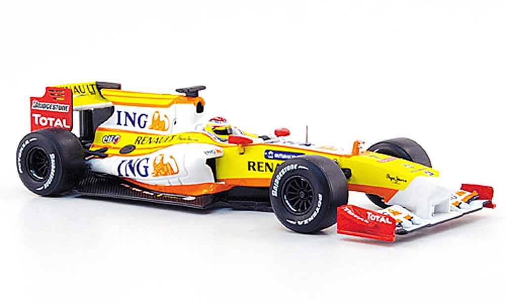 Renault F1 1/43 Norev r 29 no.7 ing f.alonso 2009 modellino in miniatura