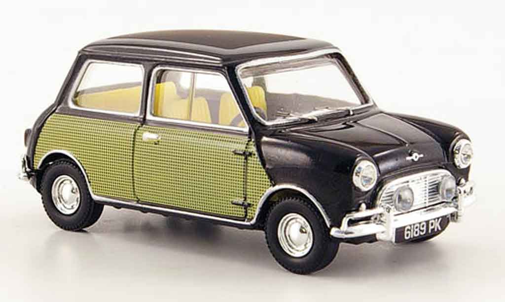 Austin Mini Cooper 1/43 Vanguards Cooper MK I nero avec Dekor Peter Sellers modellino in miniatura
