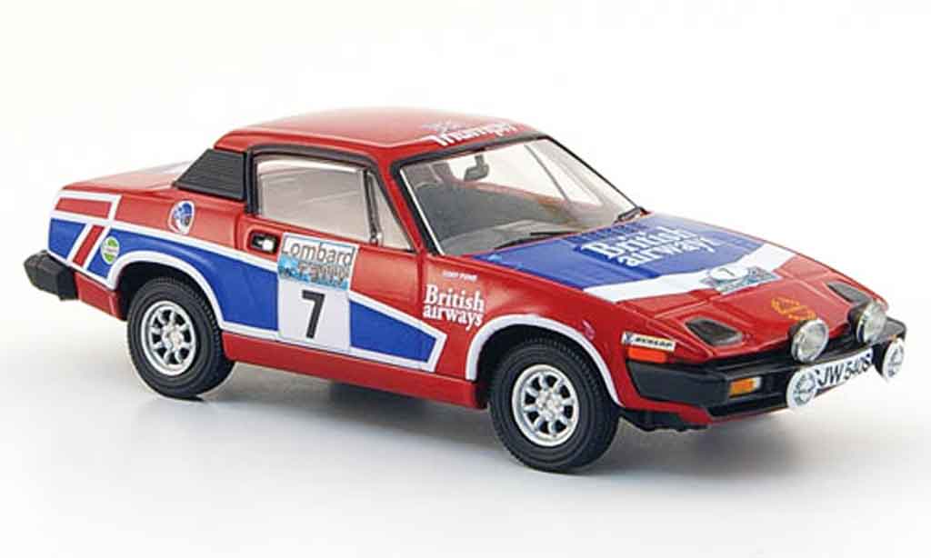 Triumph TR7 1978 1/43 Vanguards 1978 V 8 No.7 British Airways Rally England modellino in miniatura