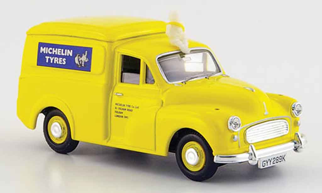 Morris Minor 1/43 Vanguards Van giallo Michelin 1971 modellino in miniatura