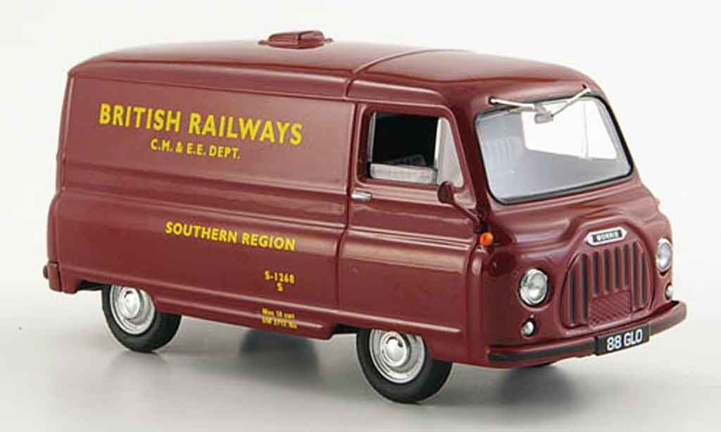 Morris J2 1/43 Vanguards Van rosso British Railways Region Sud 1962 modellino in miniatura