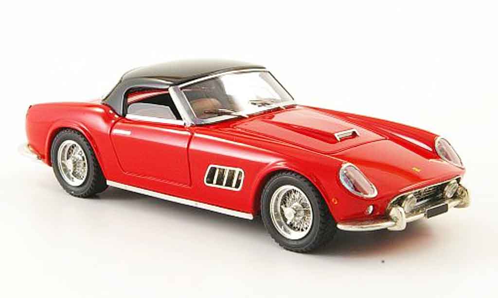 Ferrari 250 GT 1960 1/43 Look Smart GT 1960 california lwb hardtop rosso nero modellino in miniatura