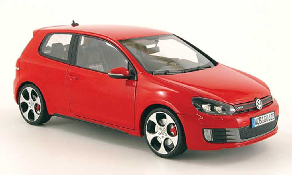 Volkswagen Golf VI GTI 1/18 Norev VI GTI rosso 3 portes 2009 modellino in miniatura