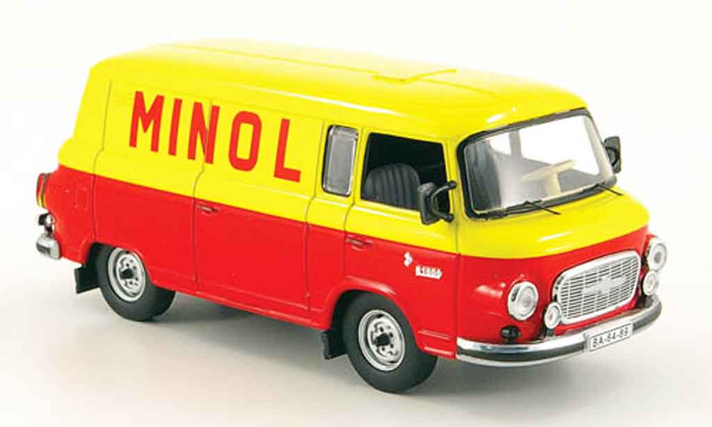 Barkas B 1000 1/43 IST Models Kastenwagen Minol 1960 modellino in miniatura