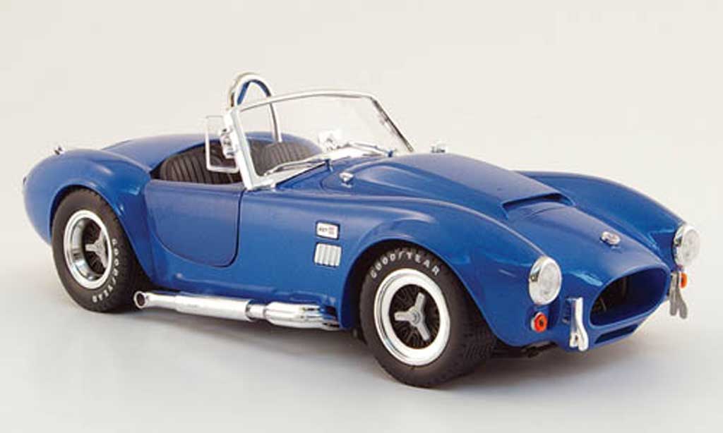 Shelby Ac Cobra 1/18 Shelby Collectibles 427 super snake blu 1966 modellino in miniatura