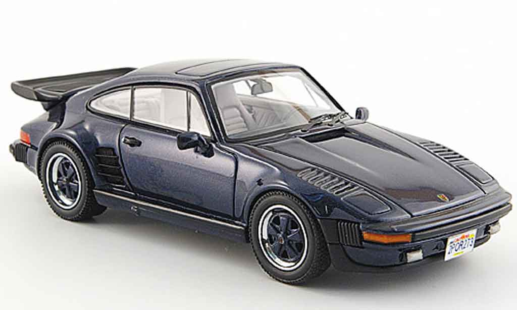 Porsche 930 Turbo 1/43 Neo Turbo SE Flatnose blu 1987 modellino in miniatura
