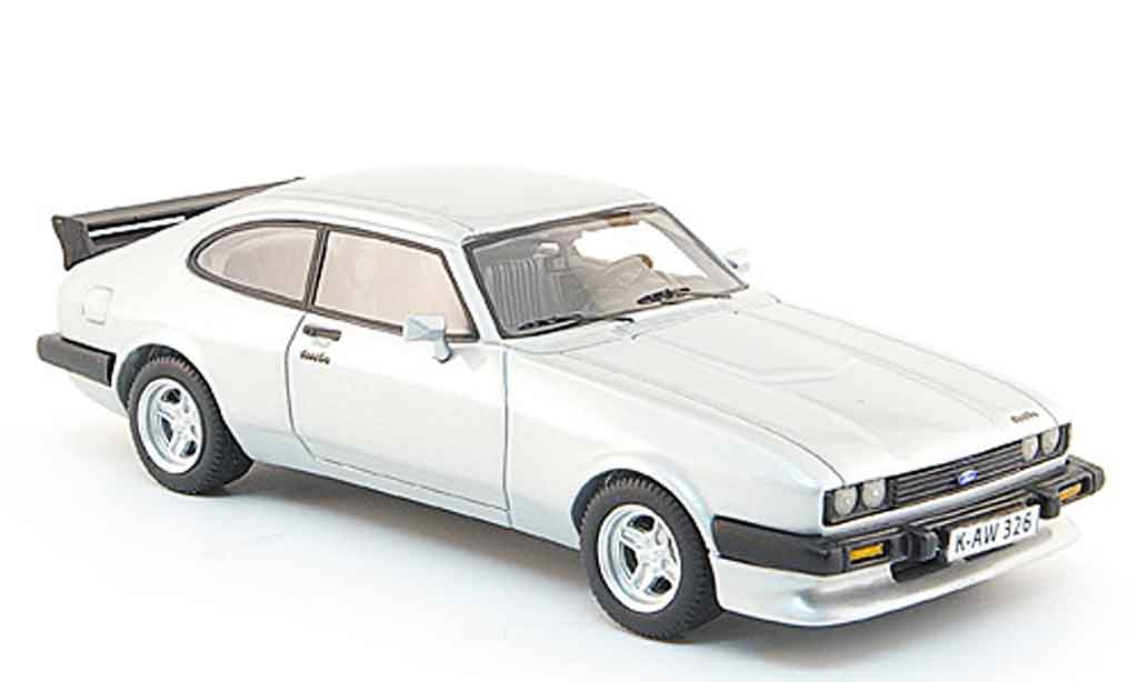 Ford Capri 1/43 Neo MK III Turbo grigio metallisee 1981 modellino in miniatura