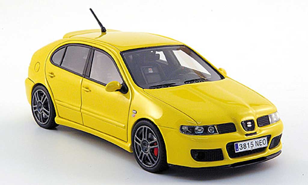 Seat Leon Cupra 1/43 Neo Cupra MKI R giallo 2003 modellino in miniatura