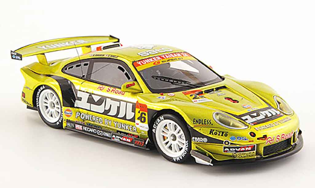 Porsche 997 GT3 CUP 1/43 Ebbro GT3 Cup 2008 No.26 Yunker Super GT 300 modellino in miniatura