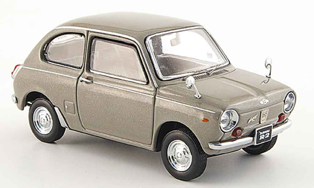 Subaru R2 1/43 Ebbro super deluxe grigio 1969 modellino in miniatura