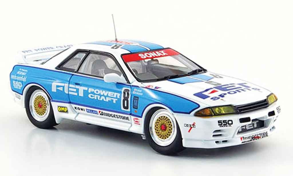 Nissan Skyline R32 1/43 Ebbro R32 GT R No.8 FET Gruppe A 1993 modellino in miniatura