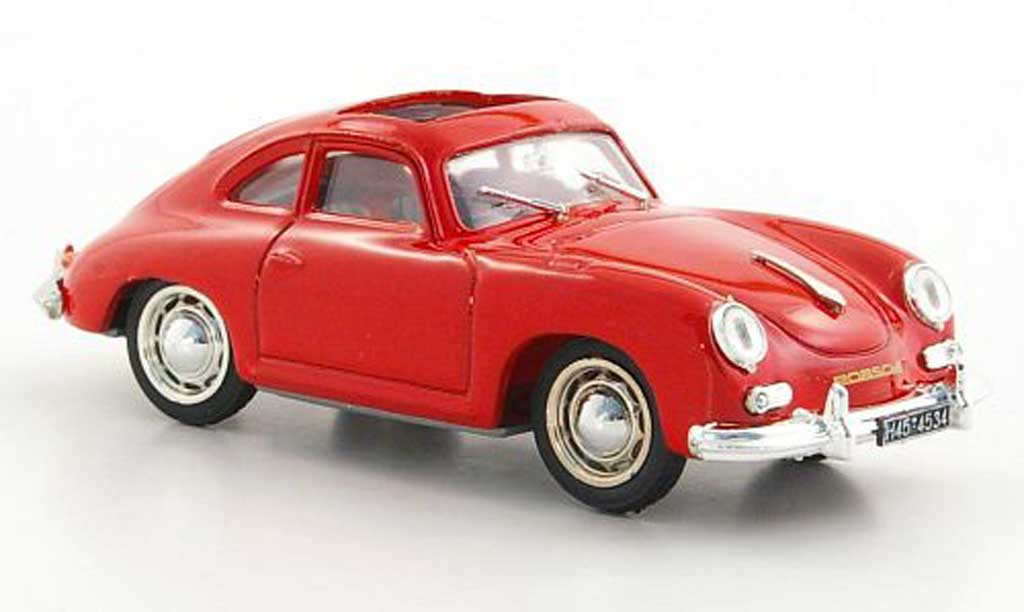 Porsche 356 1952 1/43 Brumm 1952 Coupe grigio geoffnetes Schiebedach modellino in miniatura