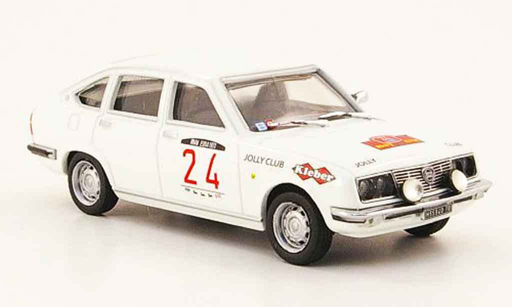 Lancia Beta 1/43 Pego 1800 lx no.24 rallye elba 1973 modellino in miniatura
