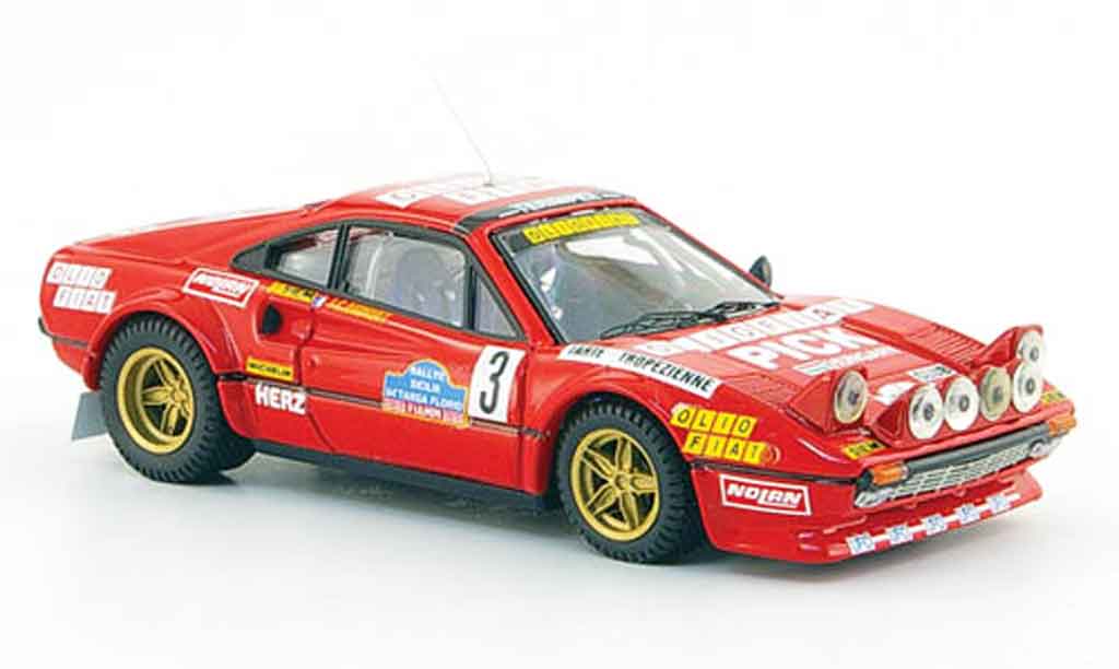 Ferrari 308 GTB 1/43 Best GTB gr.4 no.3 andruet biche targa florio 1980 modellino in miniatura