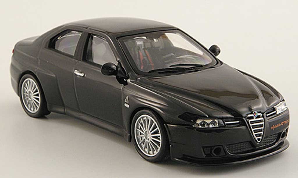 Alfa Romeo 156 GTA 1/43 M4 GTA 3.7 Autodelta nero modellino in miniatura