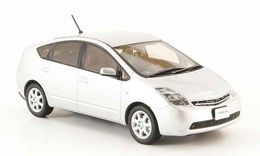 Toyota Prius 1/43 Kyosho ii g grigio metallisee touring selection modellino in miniatura