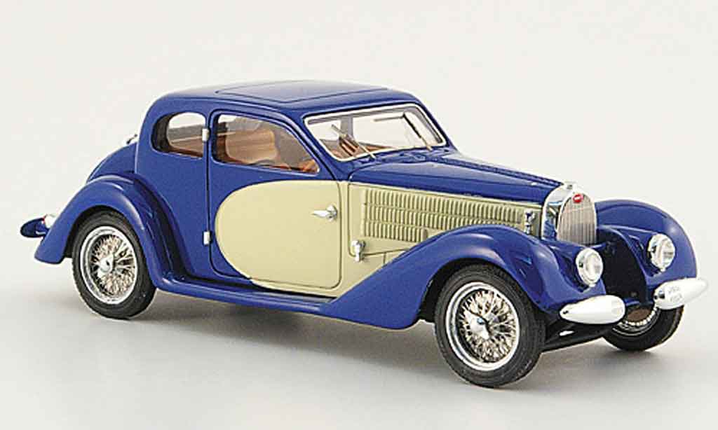 Bugatti 57 SC 1/43 Luxcar SC ventoux blu bianco 1938 modellino in miniatura