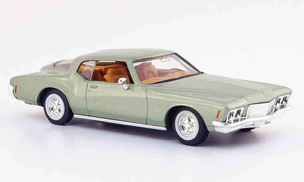 Buick Riviera 1971 1/43 Yat Ming 1971 GS grun modellino in miniatura