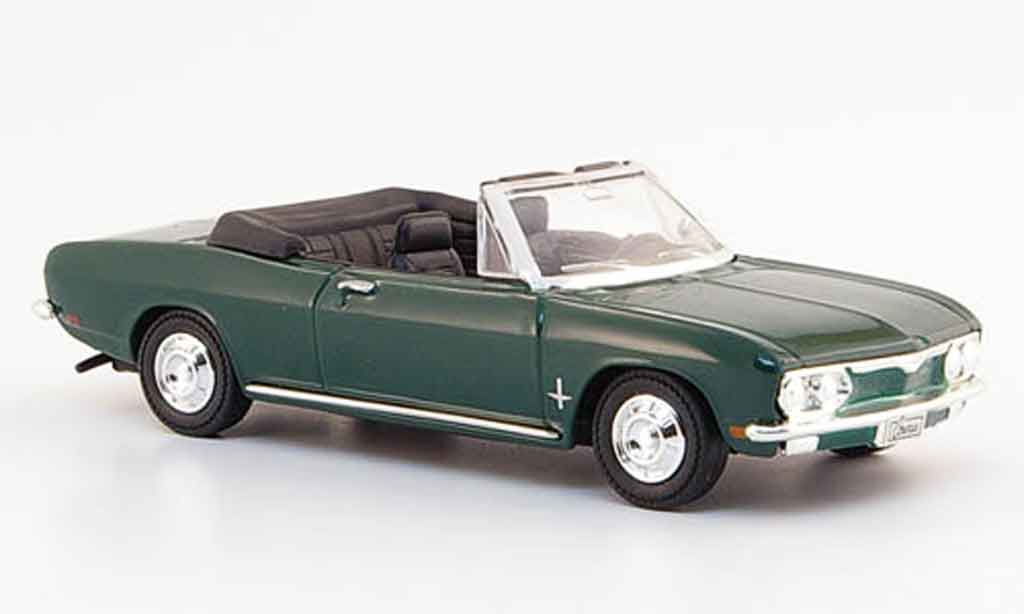 Chevrolet Corvair 1/43 Yat Ming Monza grun 1969 modellino in miniatura