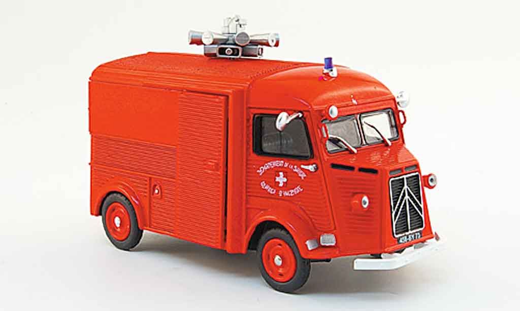 Citroen Type HY 1/43 Eligor kasten pompier 1958 modellino in miniatura