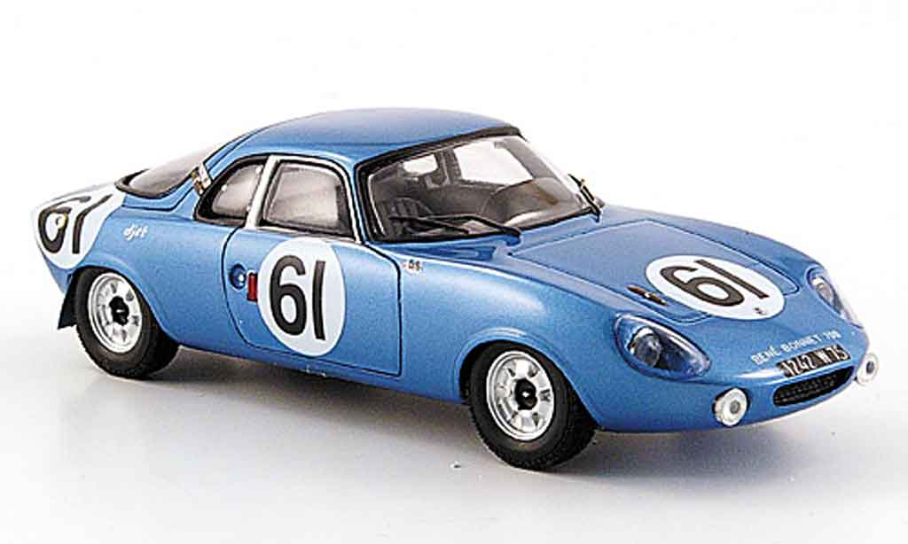 Renault Rene Bonnet 1/43 Bizarre djet no.61 24h le mans 1962 modellino in miniatura