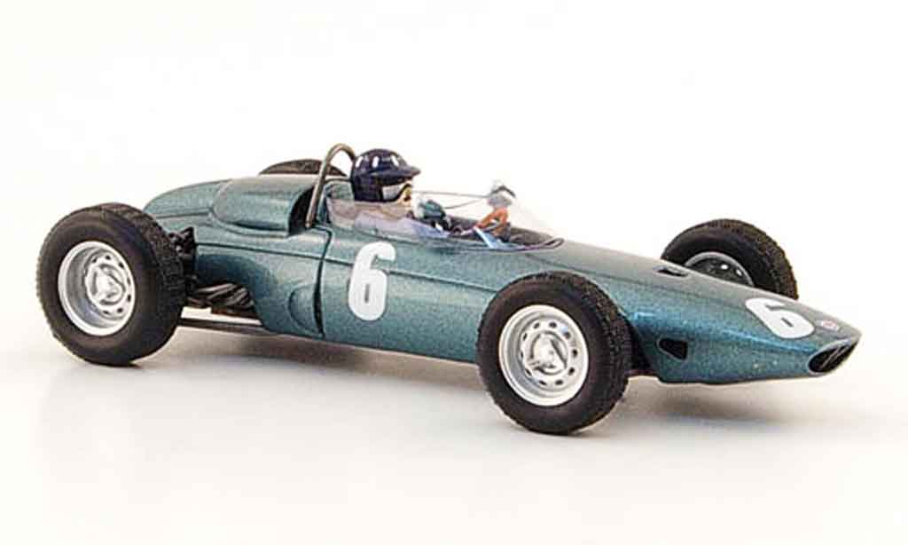 Brm P57 1/43 Spark No.6 G.Hill Sieger GP Monaco 1963 modellino in miniatura