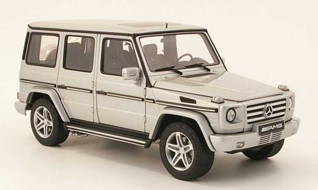 Mercedes Classe G 1/18 Autoart G55 amg grigio metallisee 2009 modellino in miniatura