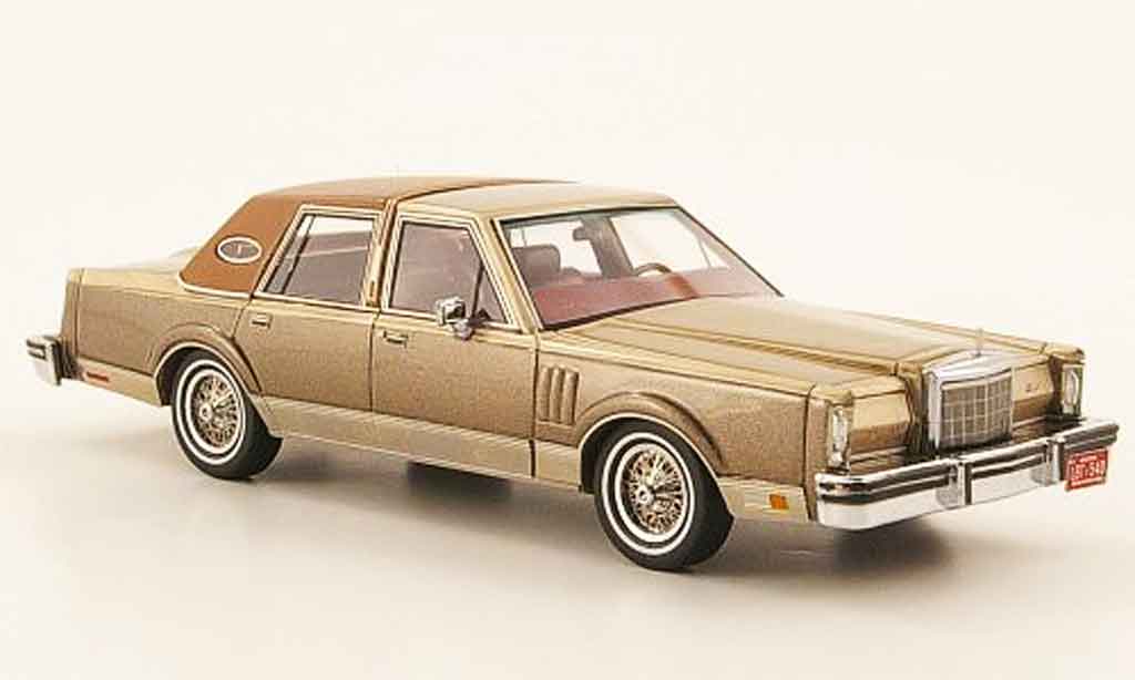 Lincoln Continental 1979 1/43 Neo 1979 MK VI Limousine grigio or marronee modellino in miniatura