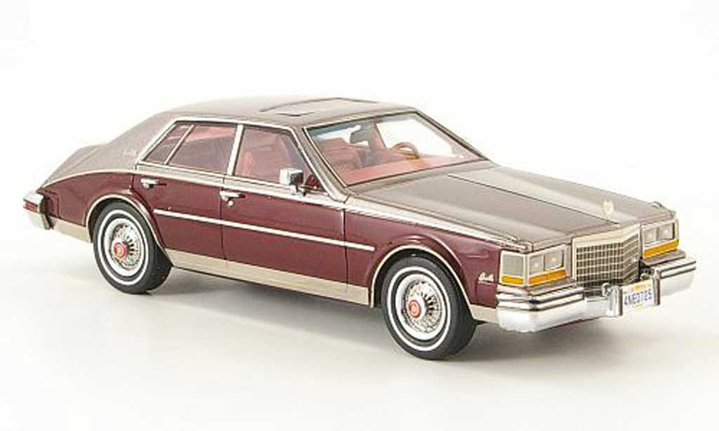 Cadillac Seville 1981 1/43 Neo 1981 Mk II grigio/nero-rosso modellino in miniatura